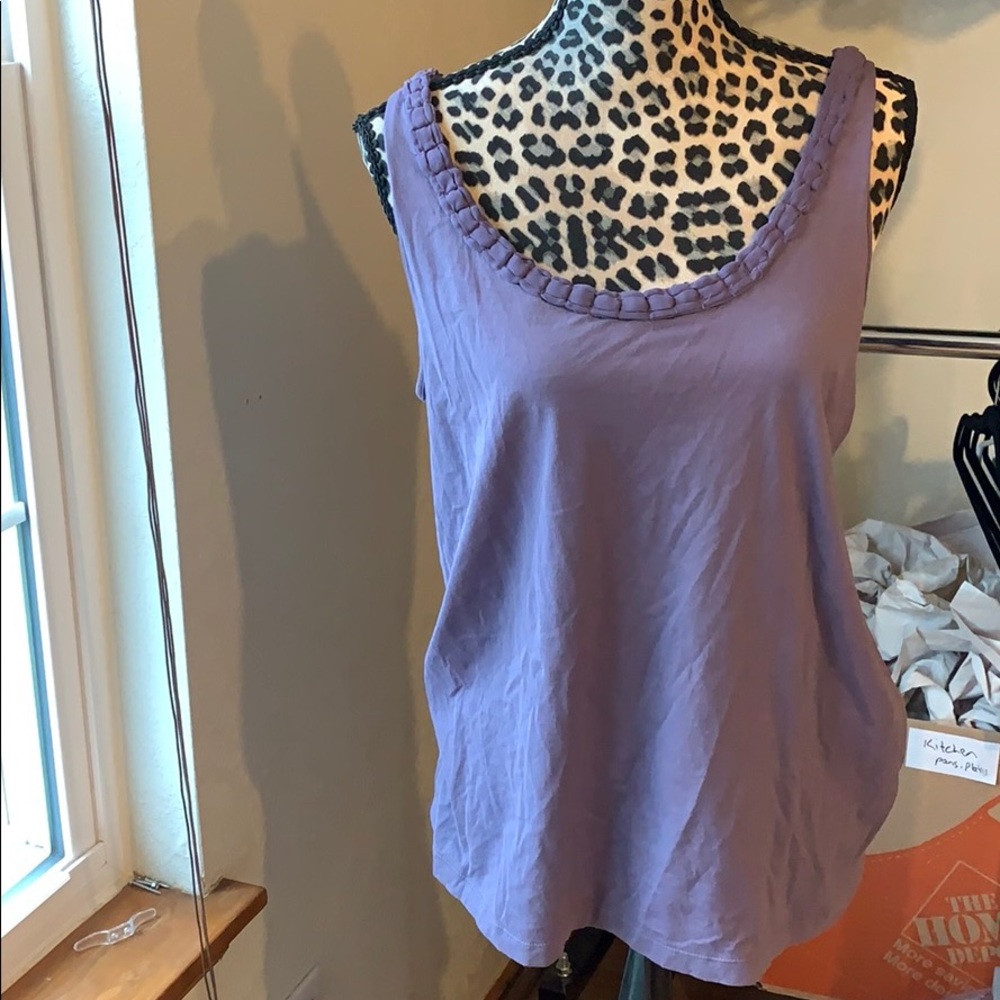 Purple tank top